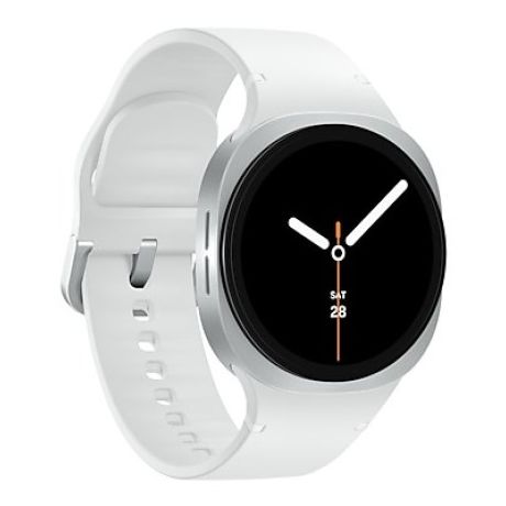 Samsung Galaxy Watch 8 3.3 cm (1.3") AMOLED 40 mm Digital 438 x 438 pixels Touchscreen 4G Silver Wi-Fi GPS (satellite)