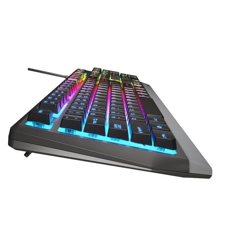 GENESIS Rhod 300 RGB keyboard Gaming USB QWERTY English Black
