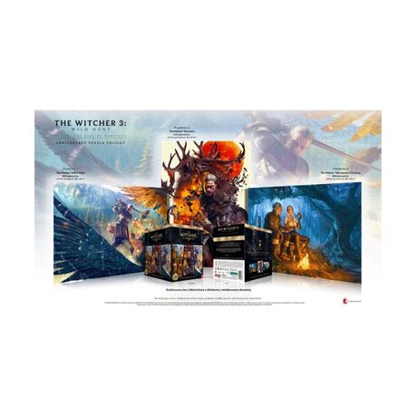 Puzzle Good Loot Premium - The Witcher 3: Wild Hunt - 10 Years of Killing Monsters 3x 1000 pc(s)