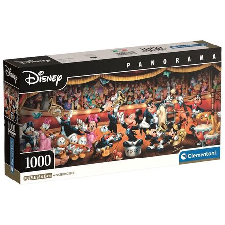 CLEMENTONI Disney Orchestra Panorama puzzle 1000pcs