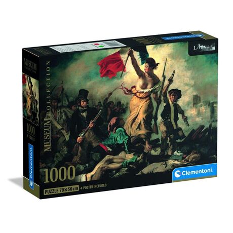 CLEMENTONI Museum Delacroix Liberty Leading the People puzzle 1000pcs