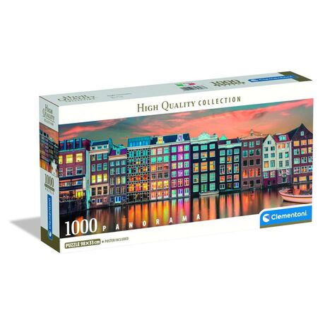 CLEMENTONI High Quality Bright Amsterdam Panorama puzzle 1000pcs