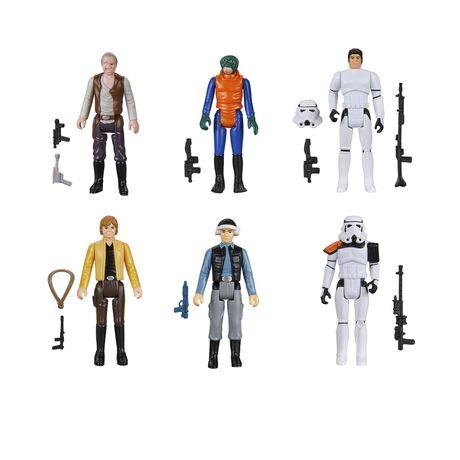 HASBRO Star Wars set 6 figures 9,5cm
