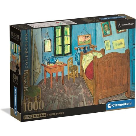 CLEMENTONI Museum Van Gogh Bedroom in Arles puzzle 1000pcs