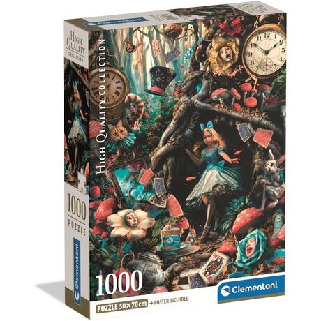 CLEMENTONI High Quality Another Day in Wonderland puzzle 1000pcs
