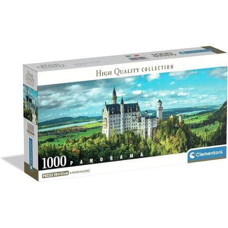 CLEMENTONI High Quality The Neuschwanstein Panorama puzzle 1000pcs