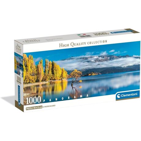CLEMENTONI High Quality Wanaka’s golden Reflections Panorama puzzle 1000pcs