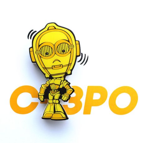 3D LIGHT FX Star Wars C-3PO 3D Light FX mini lamp