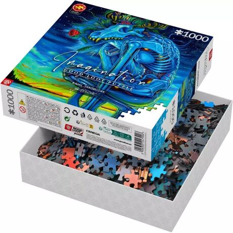 Puzzle Good Loot Imagination - Kamil Jakóbczak: White Wolf 1000 pc(s)