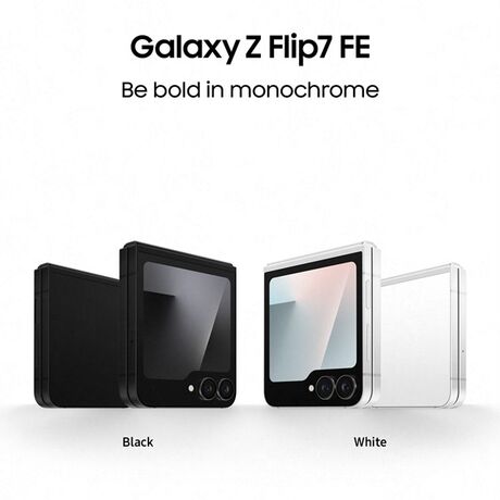 Samsung Galaxy Z Flip7 FE Smartphone 256GB White