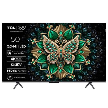 TCL 50C6K 4K QD-Mini LED 144Hz TV (2025)