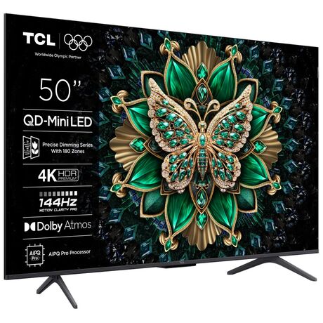 TCL 50C6K 4K QD-Mini LED 144Hz TV (2025)
