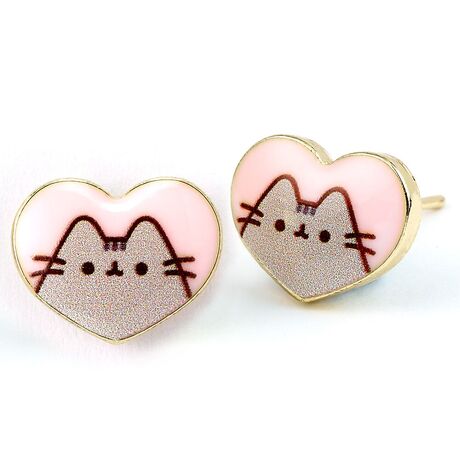 THE CARAT SHOP Pusheen Heart earrings