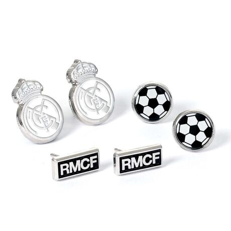 THE CARAT SHOP Real Madrid set 3 Pairs of earrings