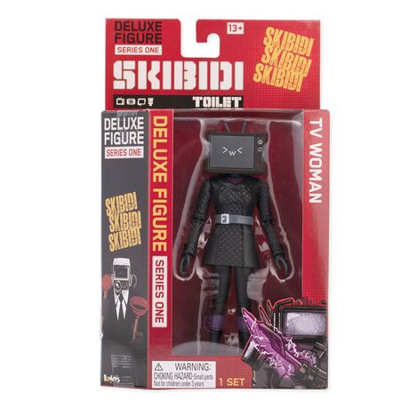 BONKERS TOYS Skibidi Toilet TV Woman figure 16cm