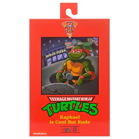 NECA Teenage Mutant Ninja Turtles Cartoon Ultimate Raphael VHS figure 18cm NECA Teenage Mutant Ninja Turtles Cartoon Ultimate Raphael VHS figure 18cm