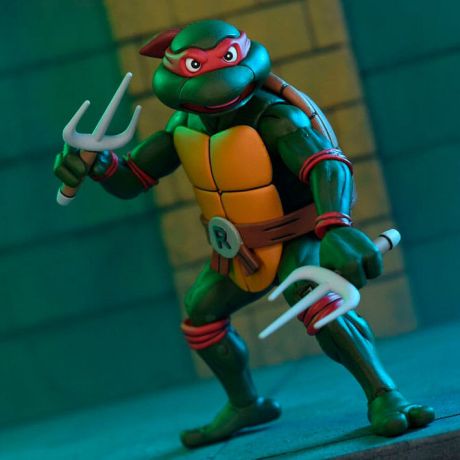 NECA Teenage Mutant Ninja Turtles Cartoon Ultimate Raphael VHS figure 18cm NECA Teenage Mutant Ninja Turtles Cartoon Ultimate Raphael VHS figure 18cm