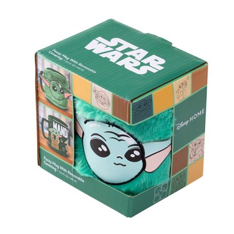 PYRAMID Star Wars Mandalorian Grogu Mug with teddy bear cover 440ml