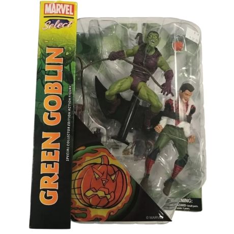 DIAMOND SELECT Marvel Select Duende Verde & Peter Parker Green Goblin figures 15cm