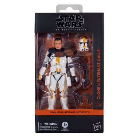 HASBRO Star Wars Revenge of the Sith Clone Lieutenant Galle figure 15cm