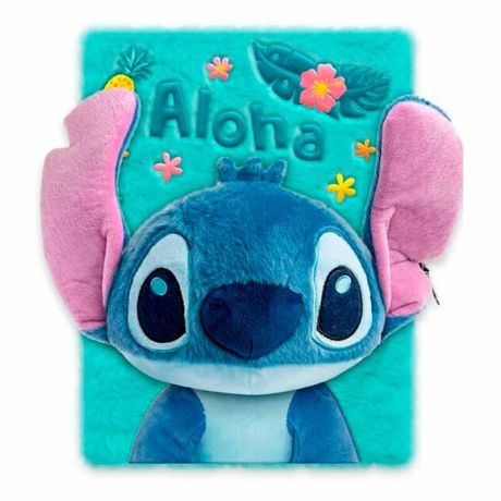 KIDS LICENSING Disney Stitch Secret diary 3D soft toy