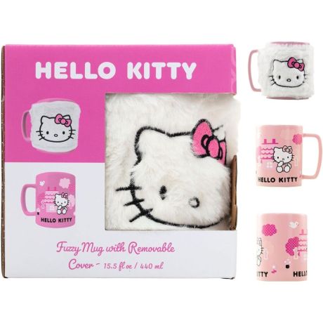 PYRAMID Hello Kitty Mug with teddy bear cover 440ml