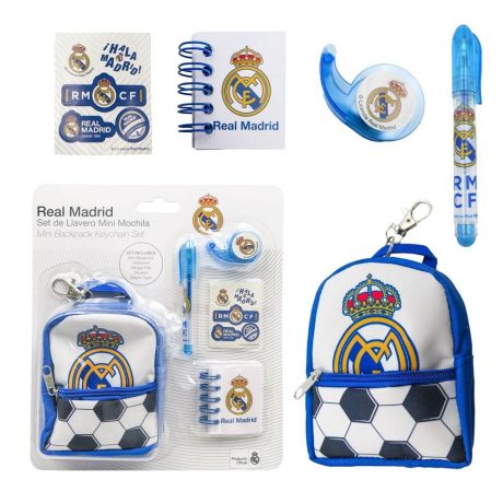 CERDÁ Real Madrid Stationery mini backpack set
