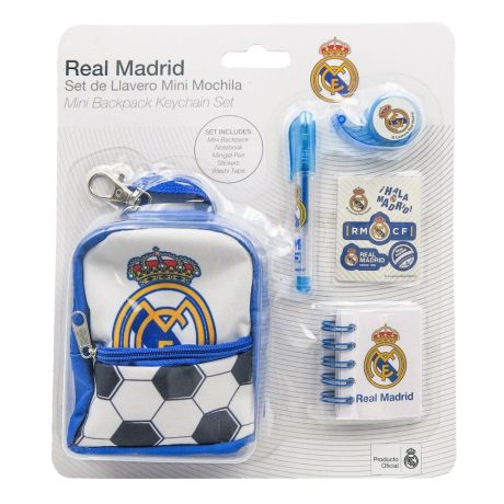 CERDÁ Real Madrid Stationery mini backpack set