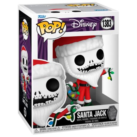 FUNKO POP figure Disney Nightmare Before Christmas 30th Anniversary Santa Jack