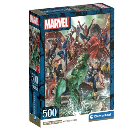 CLEMENTONI Marvel puzzle 500pcs