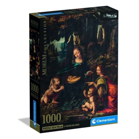 CLEMENTONI Museum Leonardo The Virgin of the Rocks puzzle 1000pcs