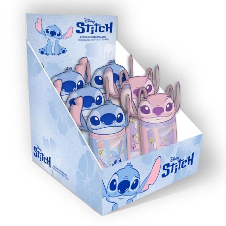 CERDÁ Disney Stitch assorted plush pencil case
