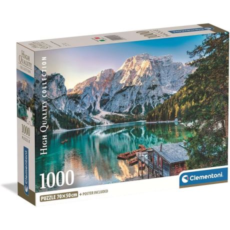 CLEMENTONI High Quality Emerald Lake Braies puzzle 1000pcs