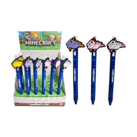 PUCKATOR Minecraft assorted Topper Erasable pen
