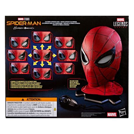 HASBRO Marvel Legends Series Spider-Man: Homecoming electronic mask