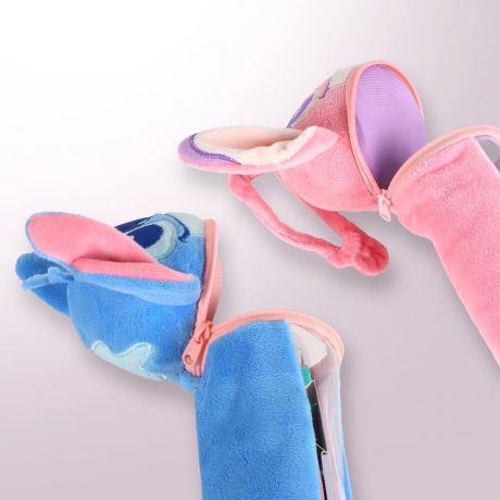 CERDÁ Disney Stitch assorted plush pencil case
