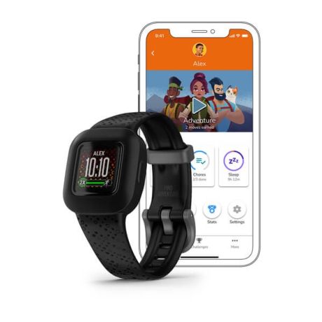 Garmin Vivofit Jr. 3 MIP Wristband activity tracker 1.4 cm (0.55") Black