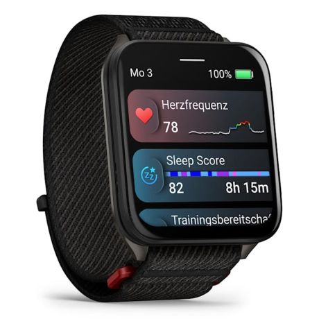 Garmin Venu X1 5.08 cm (2") AMOLED Digital 448 x 486 pixels Touchscreen Black Wi-Fi GPS (satellite)