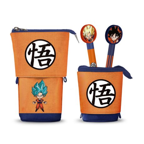 KARACTERMANIA Dragon Ball Super Pencil case + 2 erasable pens