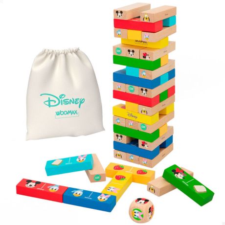 WOOMAX Disney blocks tower + domino wooden set