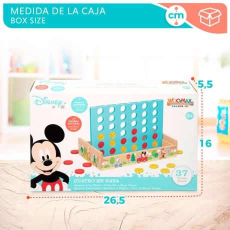WOOMAX Disney Four in a Row wooden game