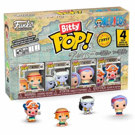 FUNKO Blister 4 figures Bitty POP One Piece Nami