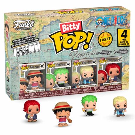 FUNKO Assorted Blister 4 figures Bitty POP One Piece