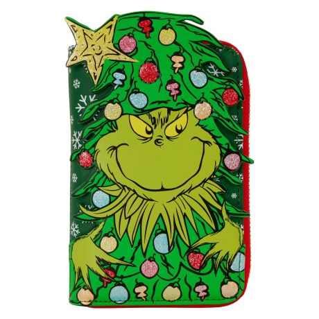 LOUNGEFLY The Grinch Dr. Seuss Holiday wallet