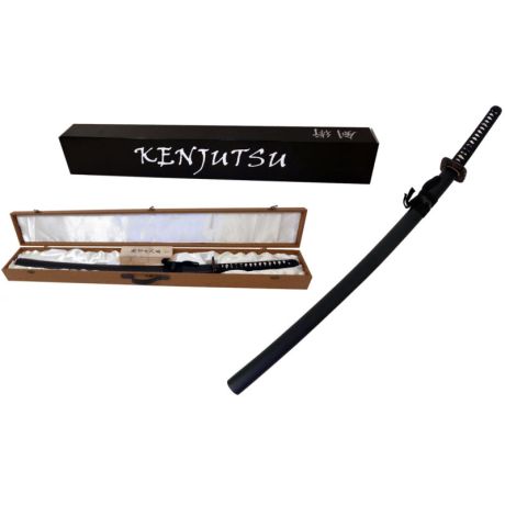 Katana Non Affilata Kenjutsu da Pratica Tsuba Quadrata + Kit