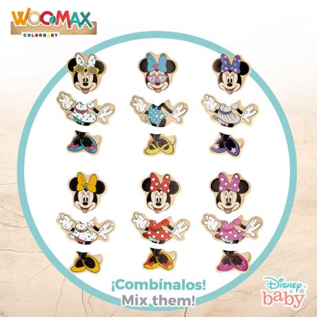 WOOMAX Disney Minnie wooden puzzle 19pcs