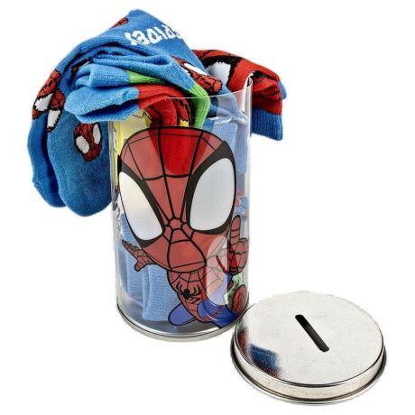CERDÁ Marvel Spidey Money box 4 pairs of socks