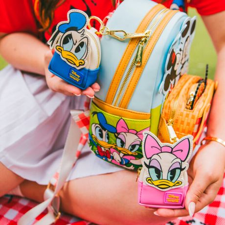 LOUNGEFLY Loungefly Disney Mickey and Friends assorted Mystery mini backpack keychain
