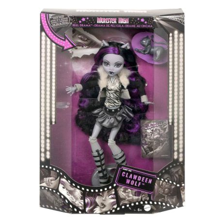 MATTEL Monster High Reel Drama Clawdeen Wolf doll
