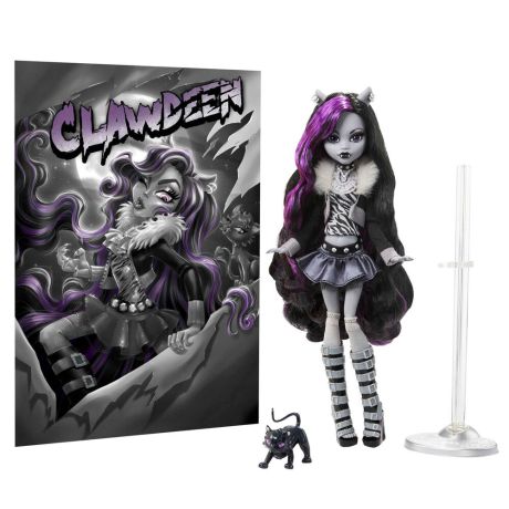 MATTEL Monster High Reel Drama Clawdeen Wolf doll